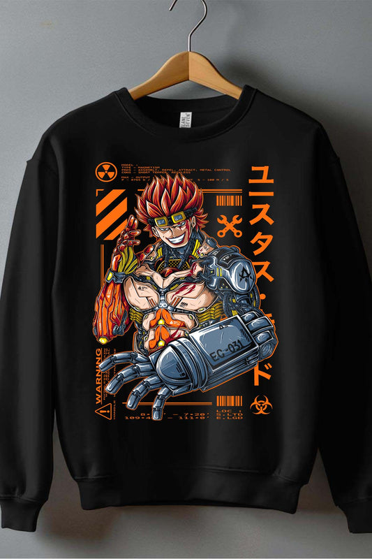 COULEUR:Noir|Sweat Col Rond Garçon | 1ne Piece AVR 02 Noir