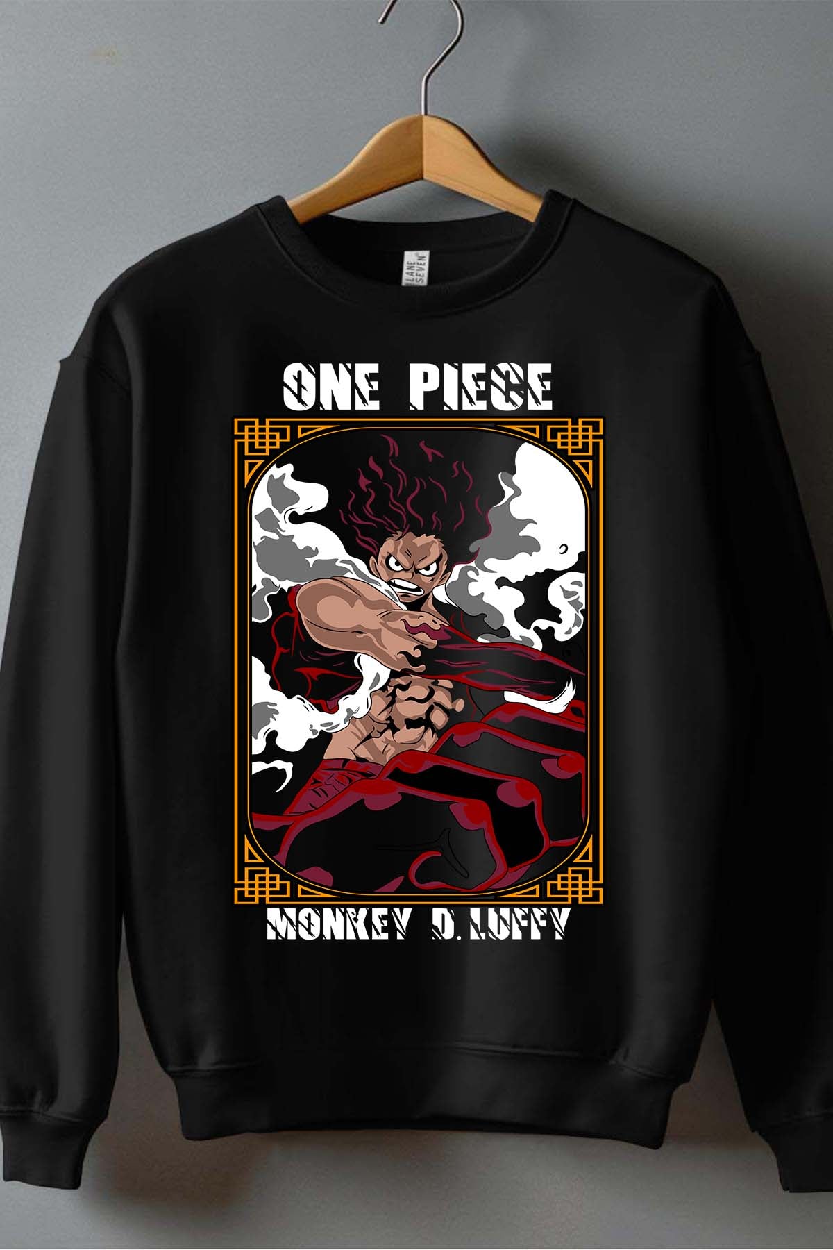 COULEUR:Noir|Sweat Col Rond Garçon | 1ne Piece AVR 09 Noir