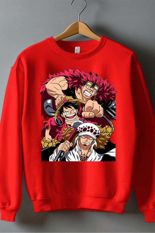 COULEUR:Rouge|Sweat Col Rond Homme | 1ne Piece AVR 11 Rouge