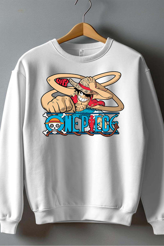 COULEUR:Blanc|Sweat Col Rond Homme | 1ne Piece AVR 12 Blanc