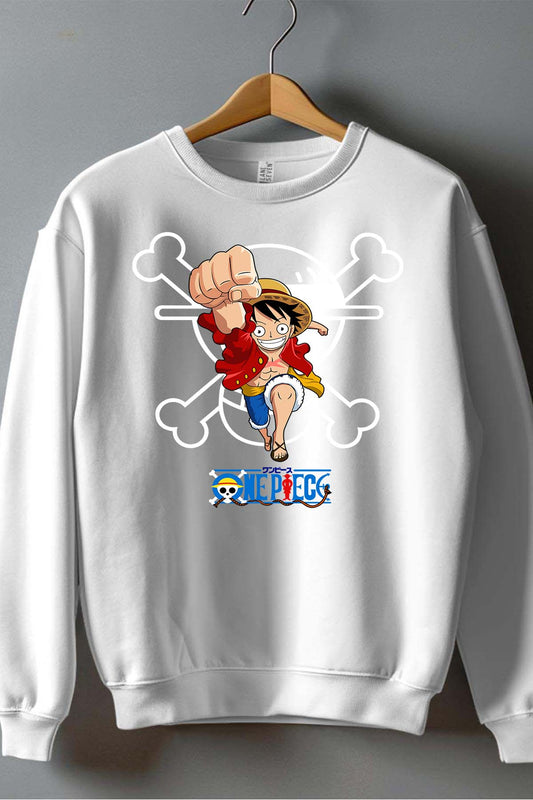 COULEUR:Blanc|Sweat Col Rond Homme | 1ne Piece AVR 13 Blanc