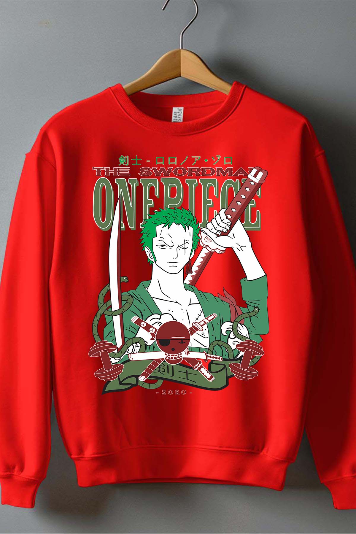COULEUR:Rouge|Sweat Col Rond Garçon | 1ne Piece AVR 16 Rouge