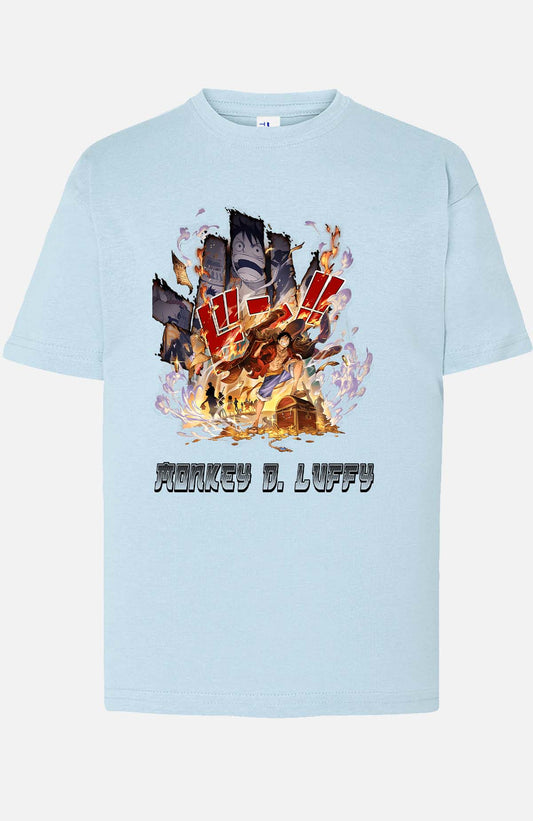 COULEUR:Bleu Ciel|T-shirt Garçon | 1ne Piece AVR 21 Bleu Ciel