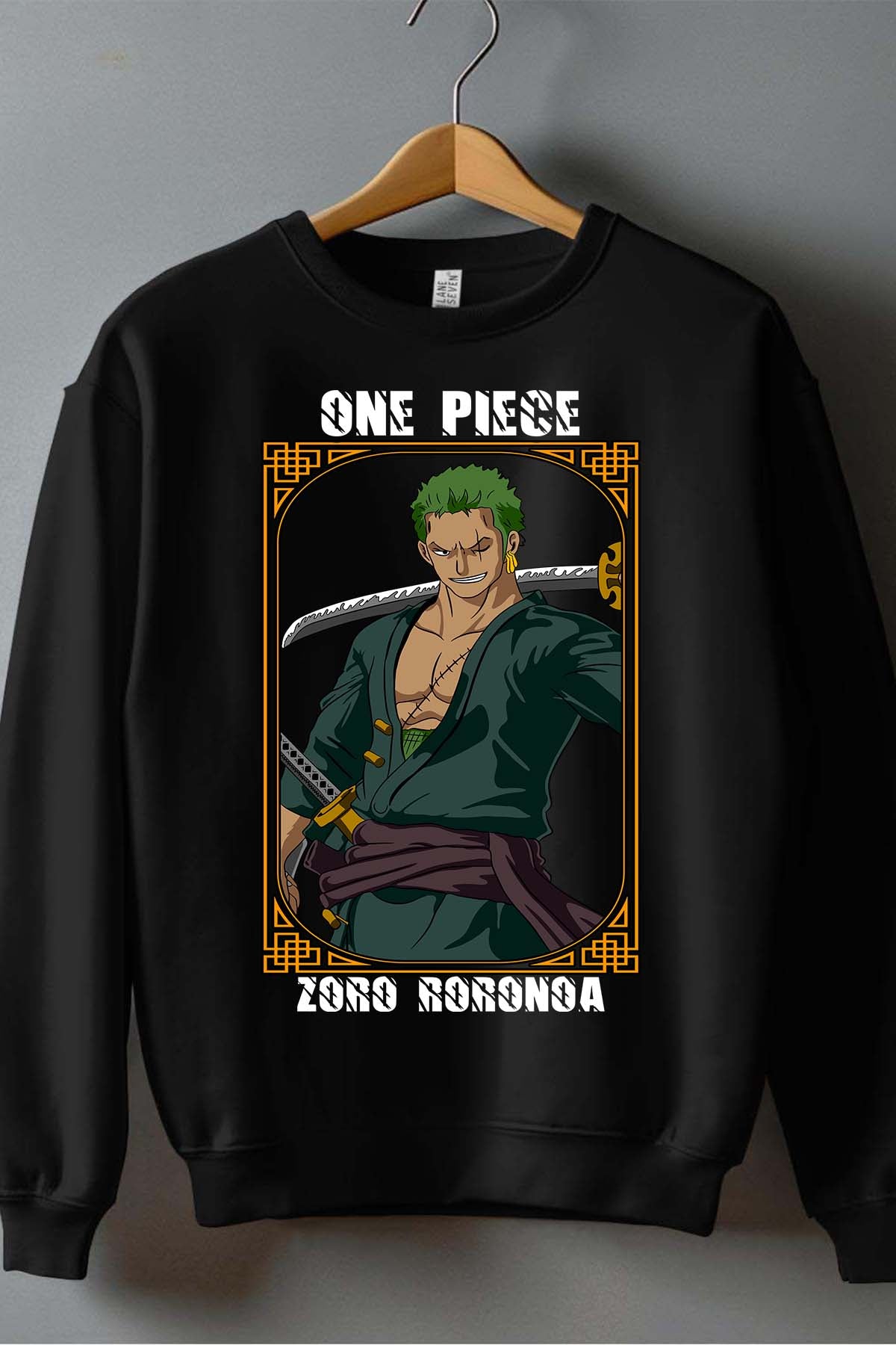 COULEUR:Noir|Sweat Col Rond Garçon | 1ne Piece AVR 23 Noir