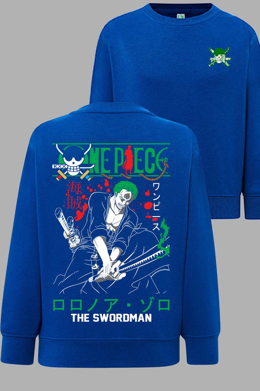 COULEUR:Bleu Roi|Sweat Col Rond Homme | 1ne Swordman Bleu Roi