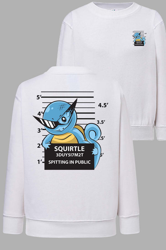 COULEUR:Blanc|Sweat Col Rond Garçon | Accusé escueror Blanc