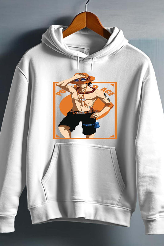 COULEUR:Blanc|Sweat Capuche Homme | Ace Style Blanc