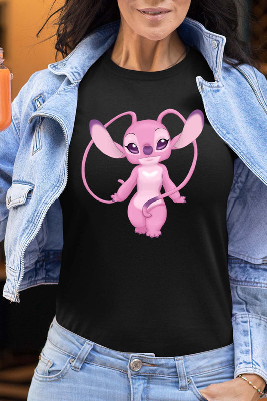 COULEUR:Noir|T-shirt Femme | Angel Play Noir