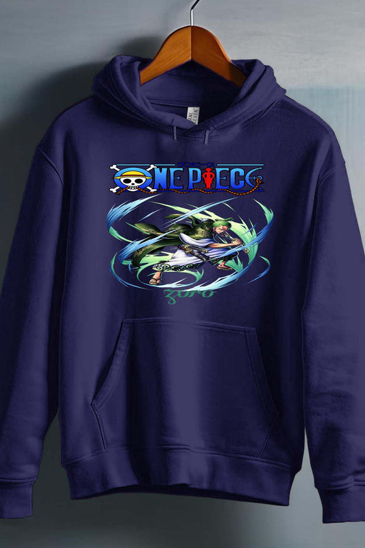 COULEUR:Marine|Sweat Capuche Homme | Attack One Piece 05 Marine