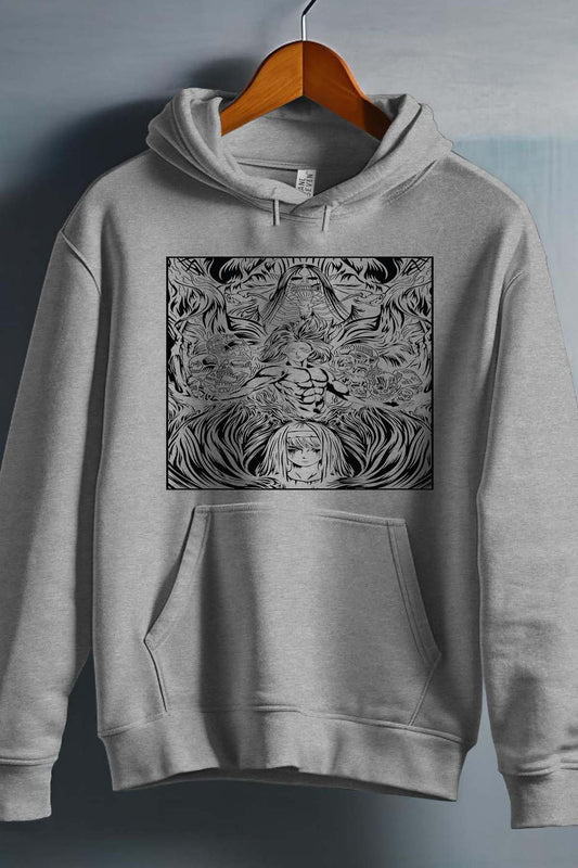 COULEUR:Gris|Sweat Capuche Homme | Attaques des Titans 12 Gris