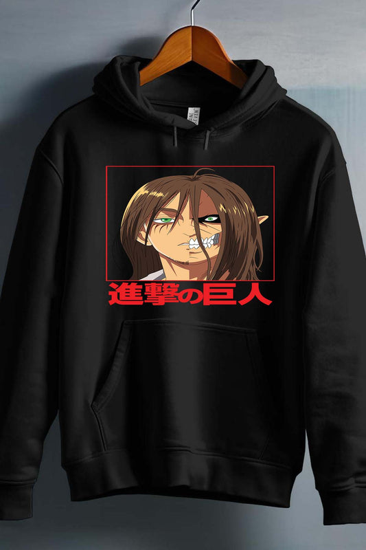COULEUR:Noir|Sweat Capuche Garçon | Attaques des Titans 20 Noir