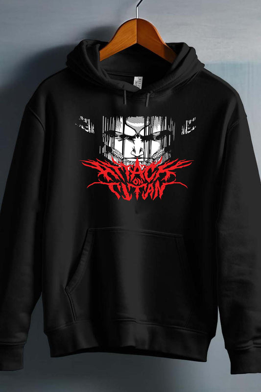 COULEUR:Noir|Sweat Capuche Homme | Attaques des Titans 21 Noir