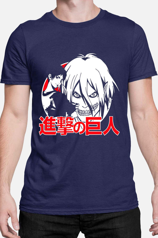 COULEUR:Marine|T-shirt Homme | Attaques des Titans 3 Marine