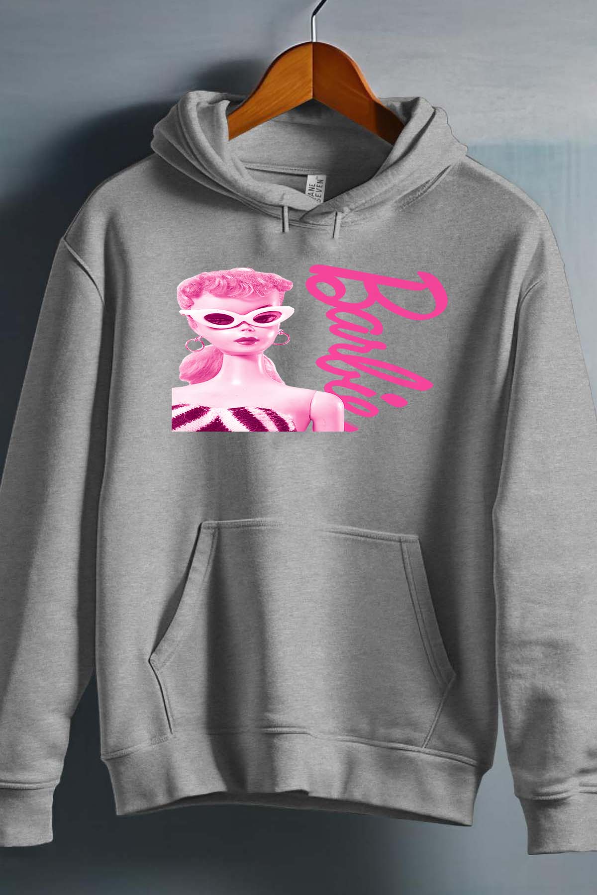 COULEUR:Gris|Sweat Capuche Fille | Barbie star Gris