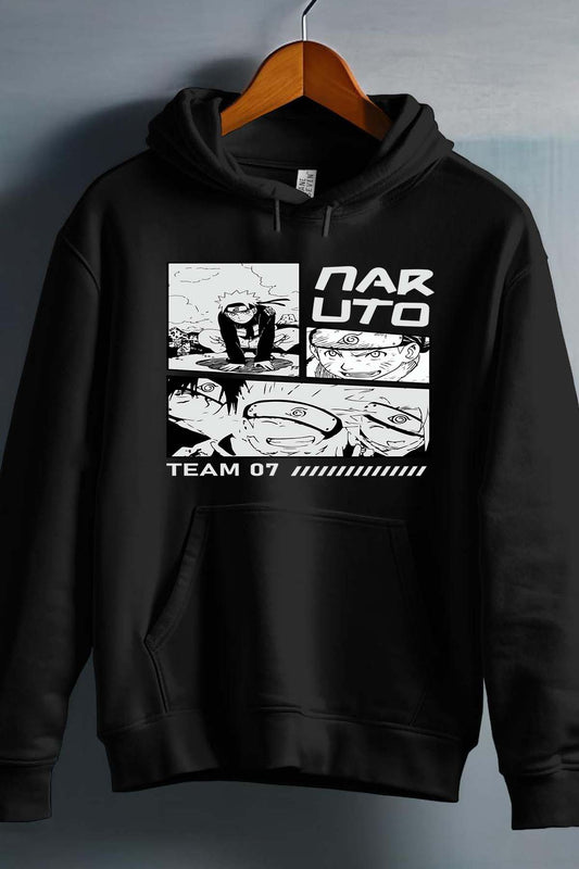 COULEUR:Noir|Sweat Capuche Garçon | Bd naruto Noir