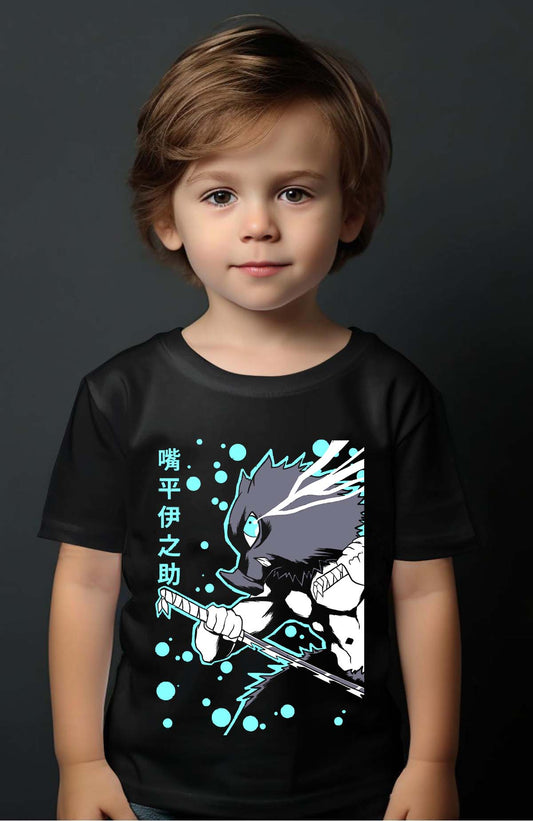COULEUR:Noir|T-shirt Garçon | Beast Inosuke Noir