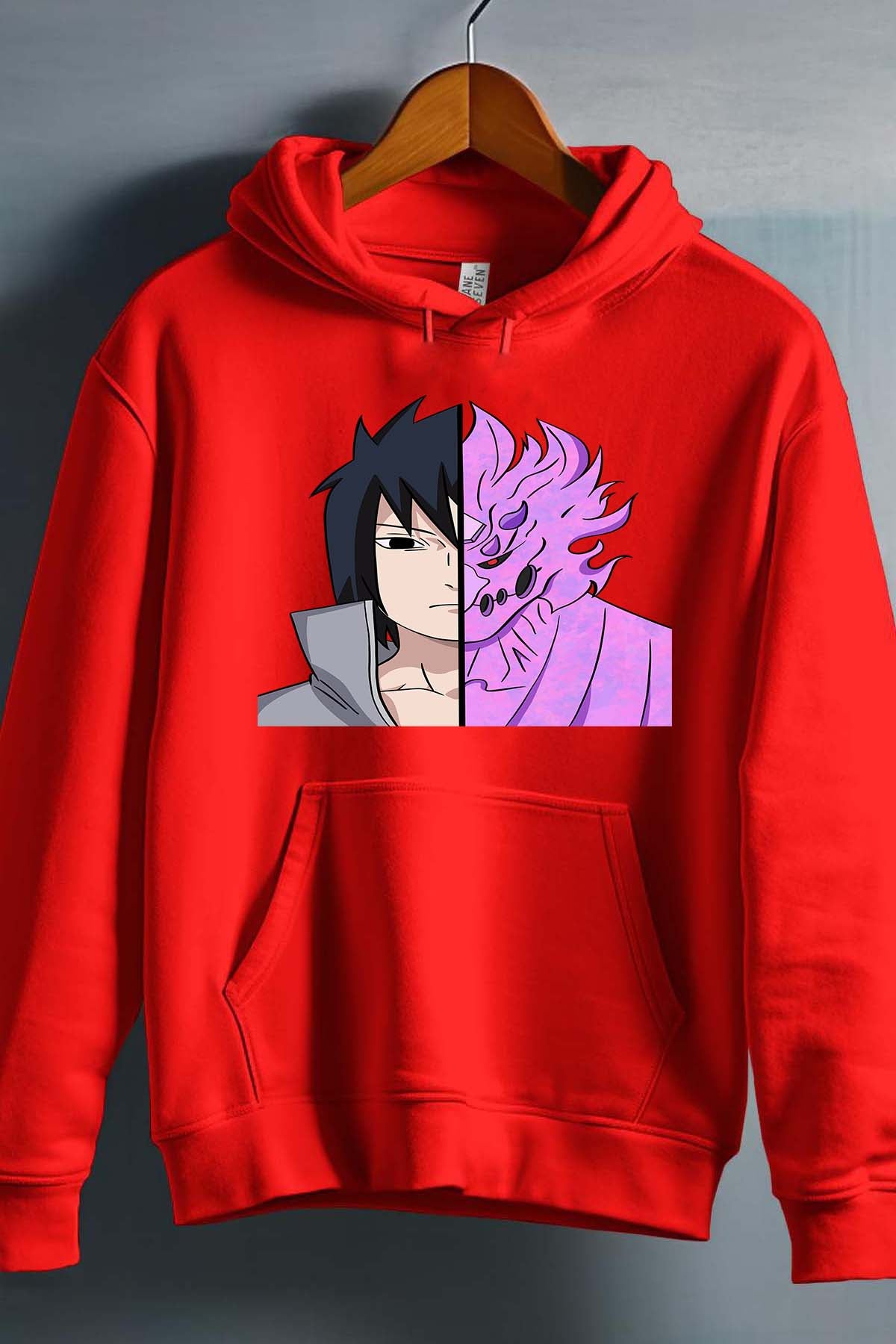 COULEUR:Rouge|Sweat Capuche Garçon | Bisasuke Rouge