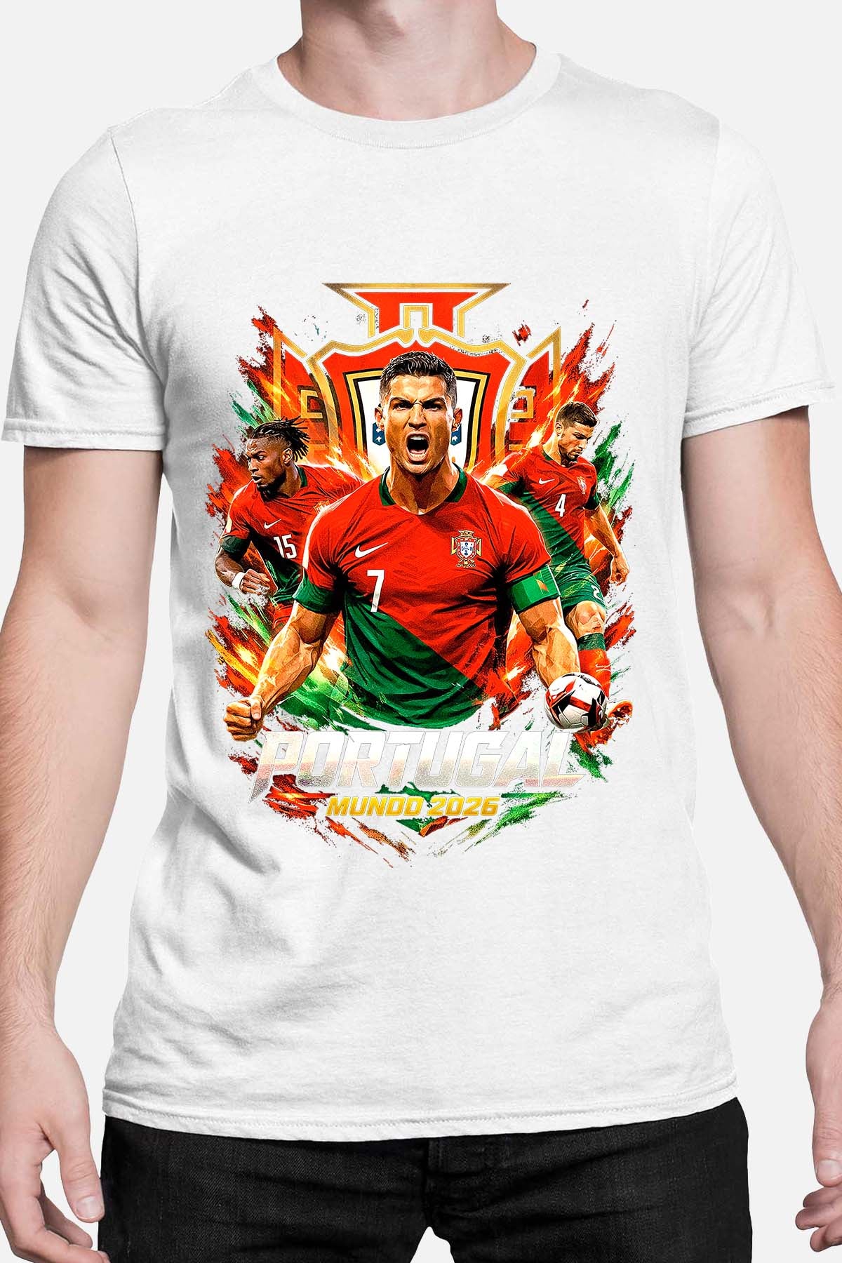 T-shirt Homme | Bootleg Portugal 1 Raw