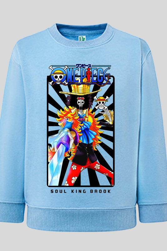 COULEUR:Bleu Ciel|Sweat Col Rond Garçon | Card BROOK 01 Bleu Ciel