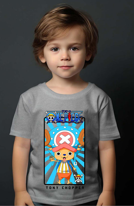 COULEUR:Gris|T-shirt Garçon | Card CHOPPER 01 Gris