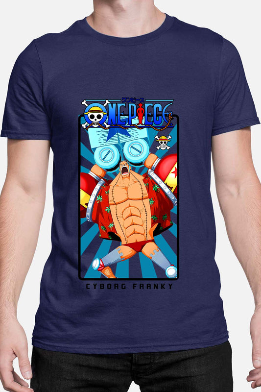 COULEUR:Marine|T-shirt Homme | Card FRANKY 01 Marine