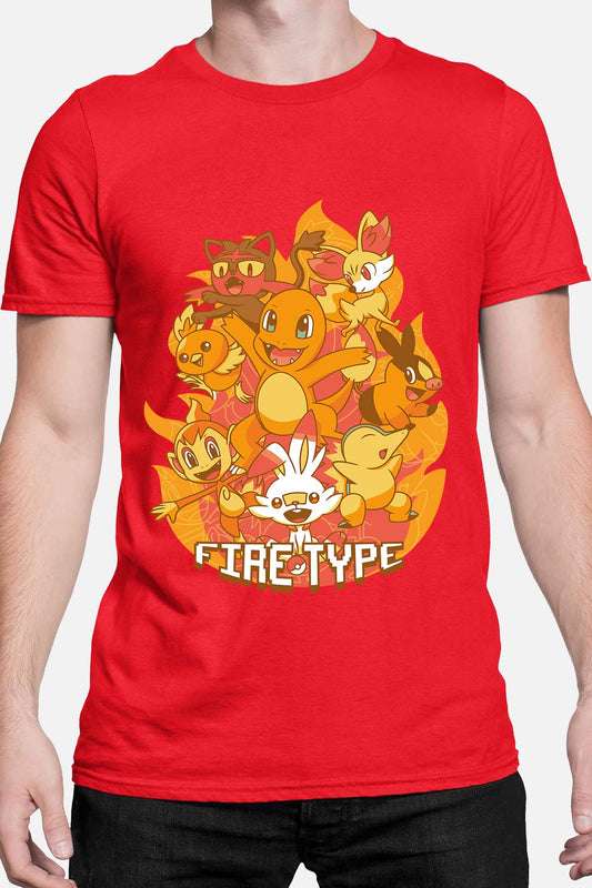COULEUR:Rouge|T-shirt Homme | Charmander Team Rouge