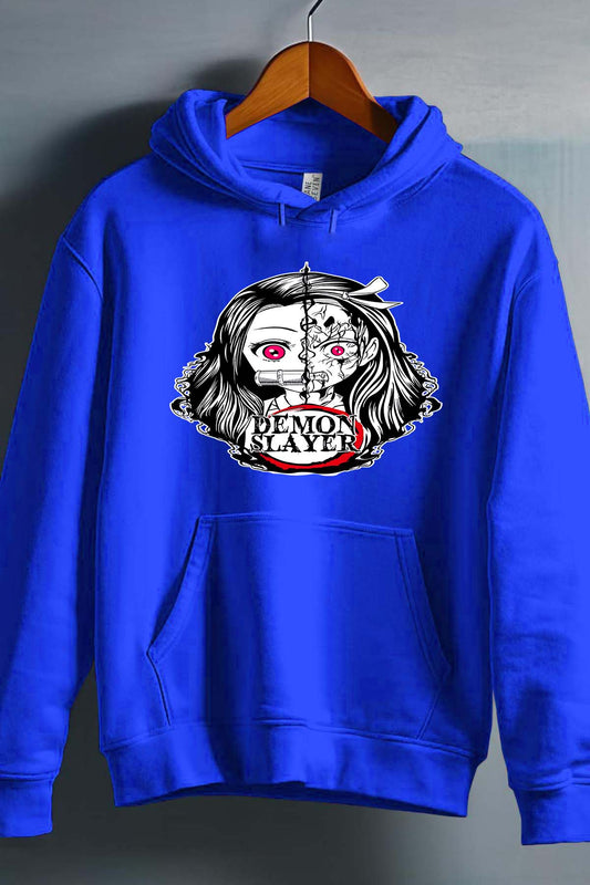 COULEUR:Bleu Roi|Sweat Capuche Homme | DEMONS SLAYER 15 Bleu Roi