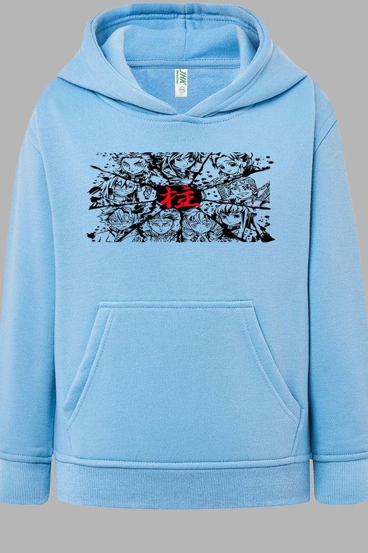 COULEUR:Bleu Ciel|Sweat Capuche Garçon | DEMONS SLAYER 16 Bleu Ciel