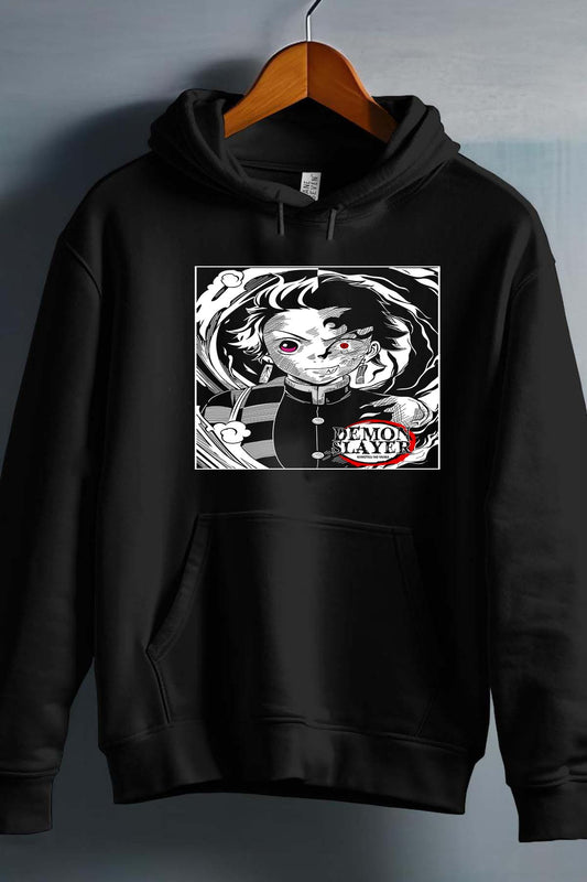 COULEUR:Noir|Sweat Capuche Garçon | DEMONS SLAYER 19 Noir