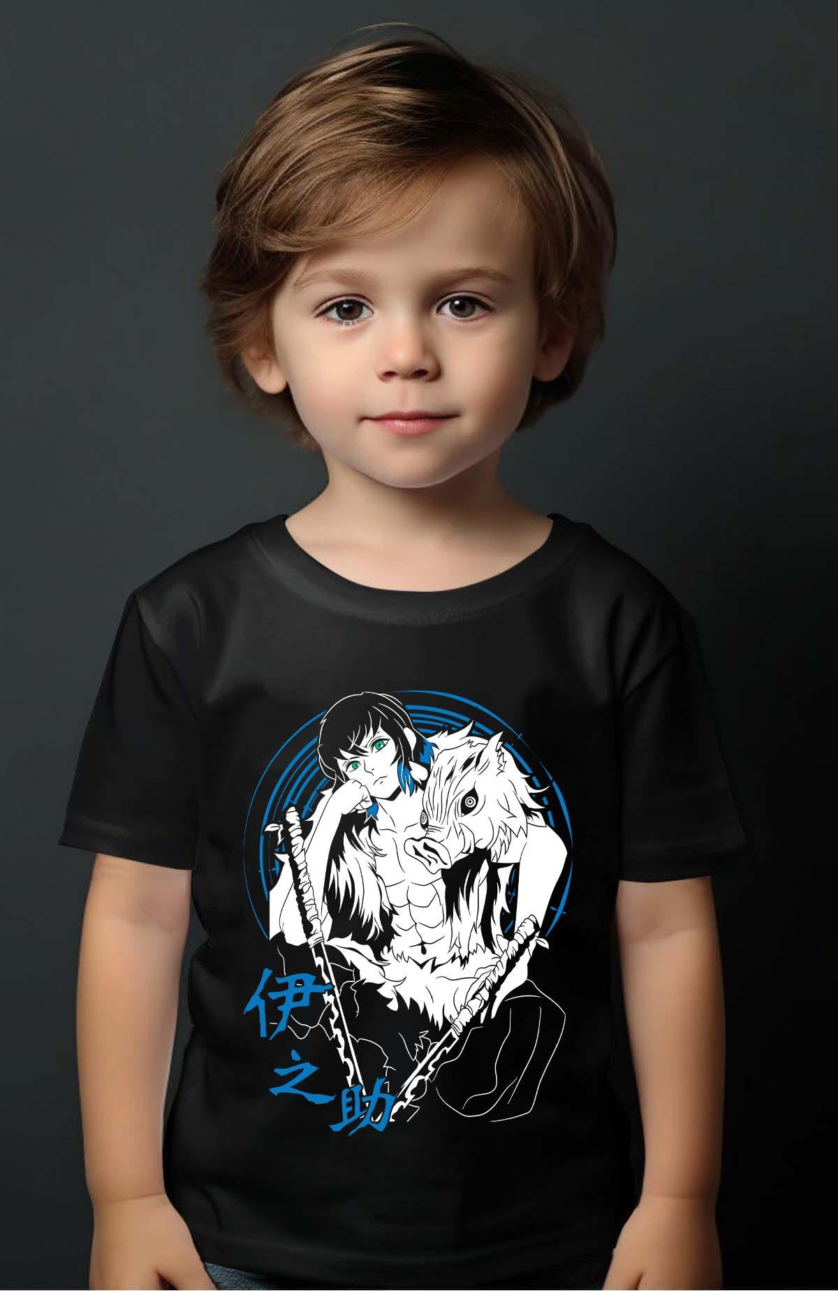 COULEUR:Noir|T-shirt Garçon | DEMONS SLAYER 36 Noir