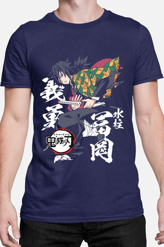 COULEUR:Marine|T-shirt Homme | DEMONS SLAYER 57 Marine