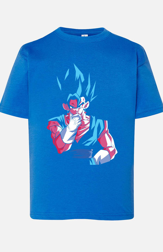 COULEUR:Bleu Roi|T-shirt Garçon | Dragon BZ 18 Bleu Roi