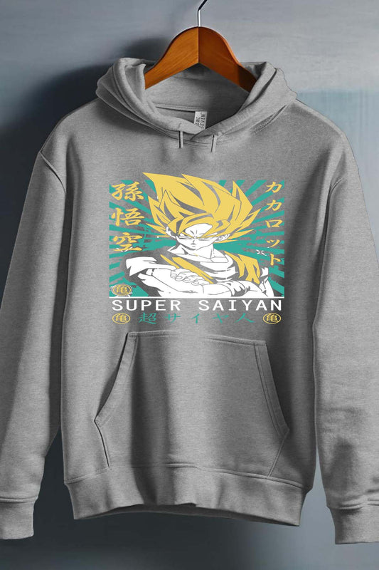 COULEUR:Gris|Sweat Capuche Garçon | Dragon BZ 25 Gris