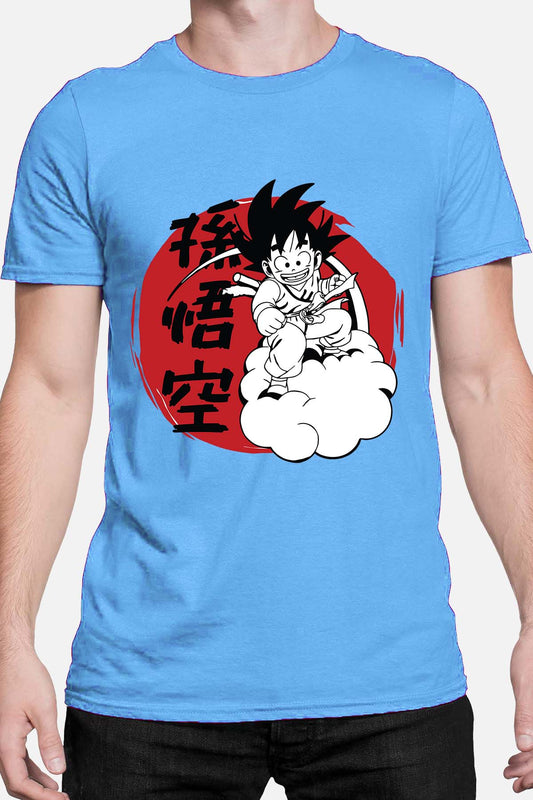 COULEUR:Bleu Ciel|T-shirt Homme | Dragon BZ 29 Bleu Ciel