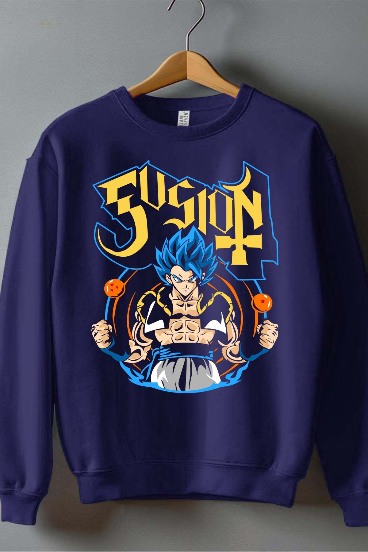 COULEUR:Marine|Sweat Col Rond Garçon | Dragon BZ 5 Marine