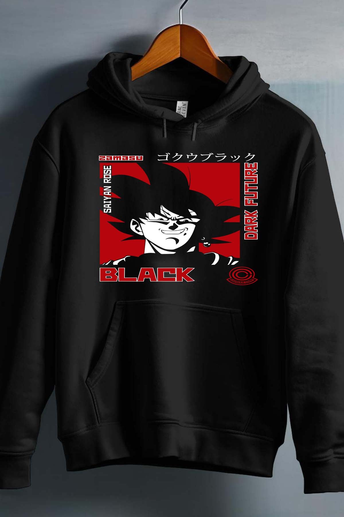 COULEUR:Noir|Sweat Capuche Homme | Dragon BZ 6 Noir