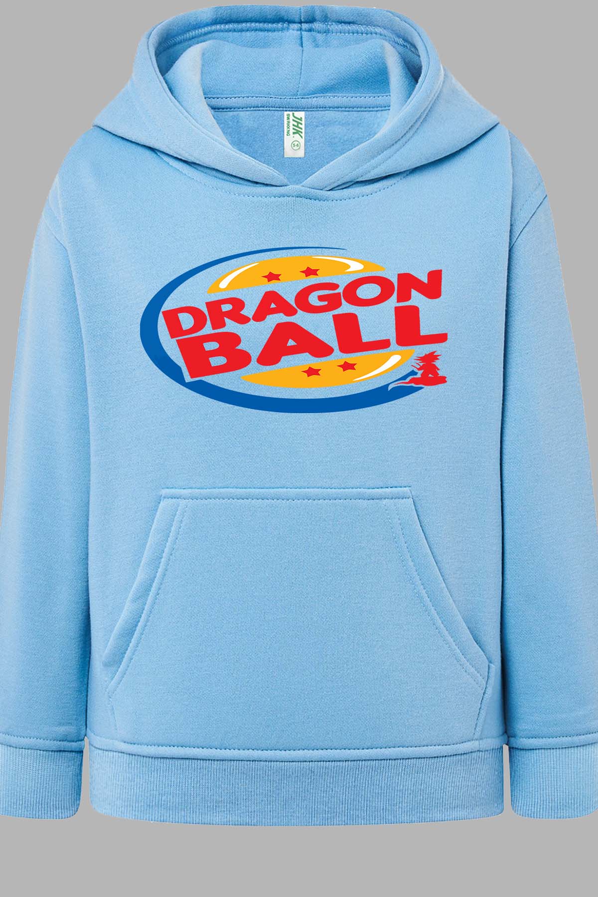 COULEUR:Bleu Ciel|Sweat Capuche Homme | Dragon king Bleu Ciel