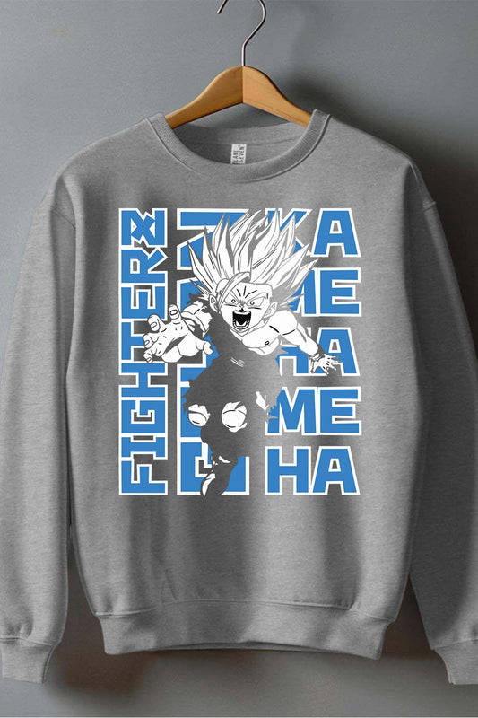 COULEUR:Gris|Sweat Col Rond Homme | Fighterz Gris