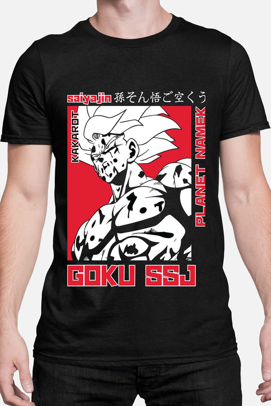 COULEUR:Noir|T-shirt Homme | Goku SSJ Noir