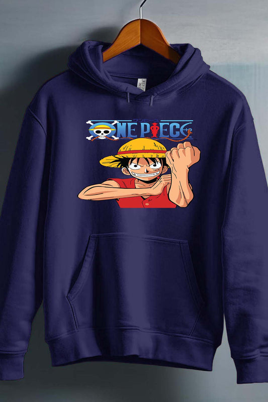 COULEUR:Marine|Sweat Capuche Homme | Gomu Gomu Marine