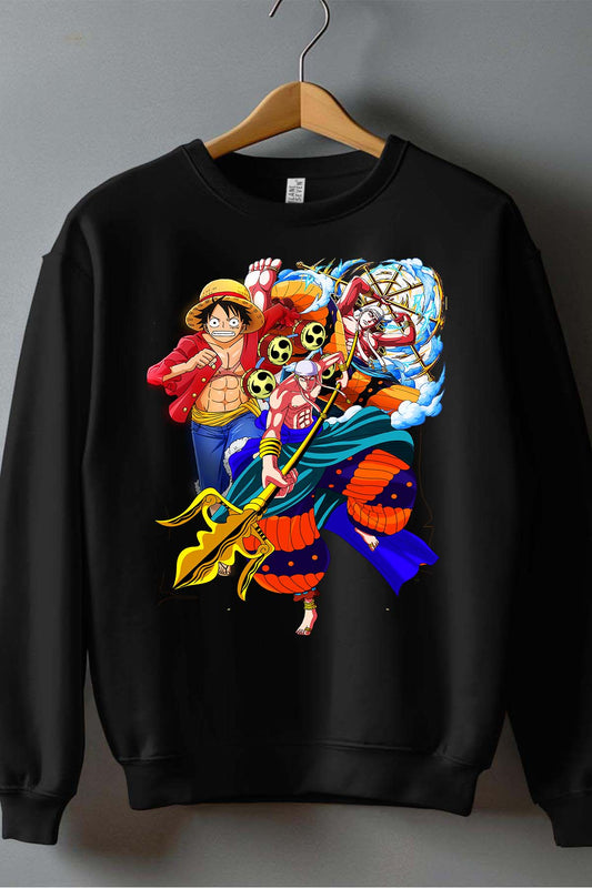 COULEUR:Noir|Sweat Col Rond Garçon | Inero Go Noir
