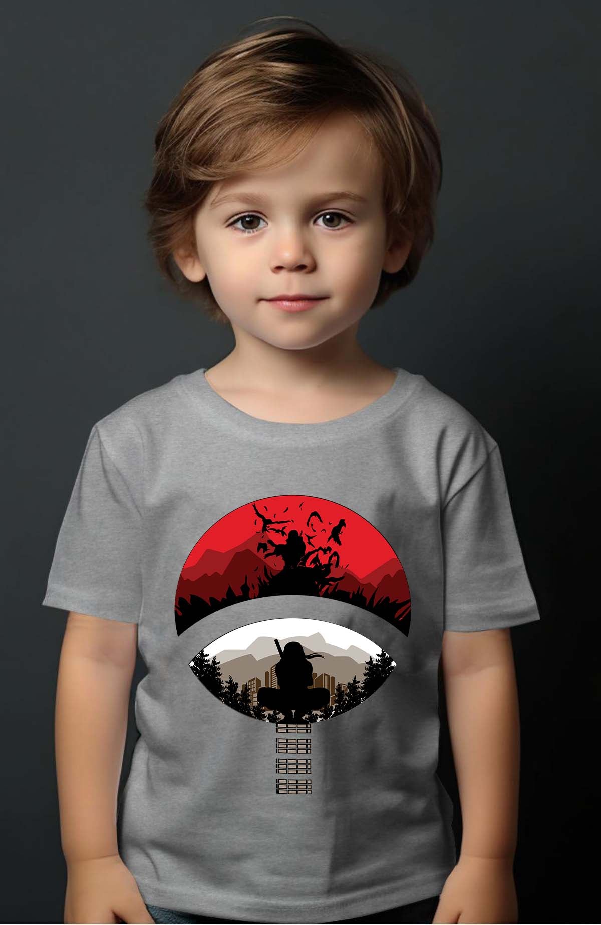 COULEUR:Gris|T-shirt Garçon | Its naruto Gris