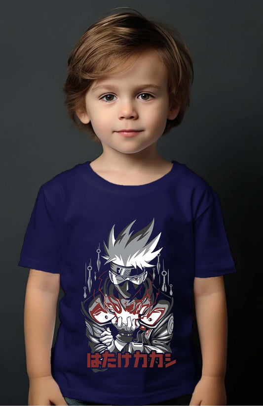 COULEUR:Marine|T-shirt Garçon | Kakashi Hatake 1 Marine