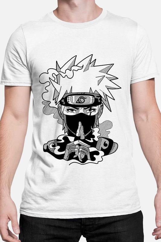 COULEUR:Blanc|T-shirt Homme | Konoha jutsu Blanc