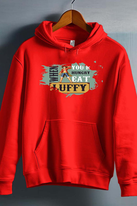 COULEUR:Rouge|Sweat Capuche Garçon | Luffy's Menu Rouge