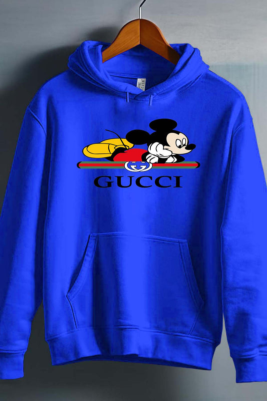 COULEUR:Bleu Roi|Sweat Capuche Garçon | Mickey gucci Color Bleu Roi