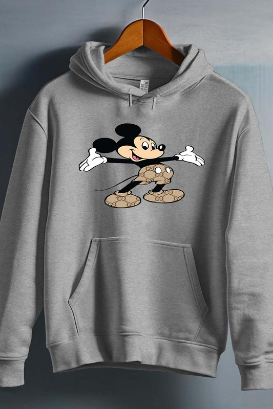 COULEUR:Gris|Sweat Capuche Garçon | Mickey gucci Hello Gris