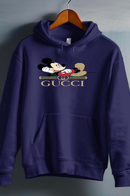 COULEUR:Marine|Sweat Capuche Garçon | Mickey gucci Relax Marine