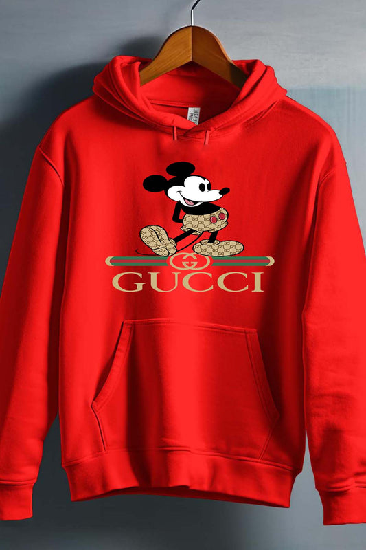 COULEUR:Rouge|Sweat Capuche Garçon | Mickey gucci Wait Rouge