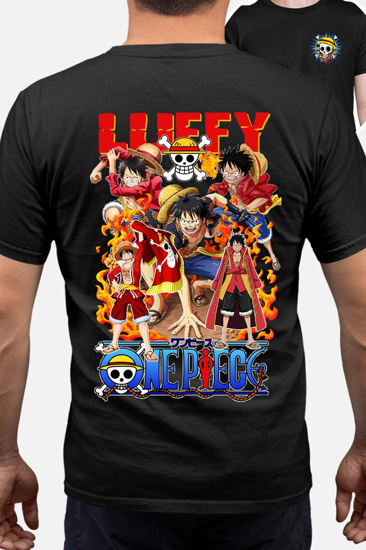 COULEUR:Noir|T-shirt Homme | Multi Luffy 03 Noir